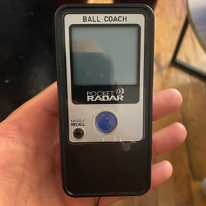 Pocket radar ball coach