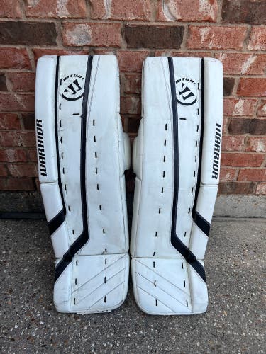 Used 36 + 1.5” Warrior Ritual G2 Hockey Goalie Leg Pads Retail
