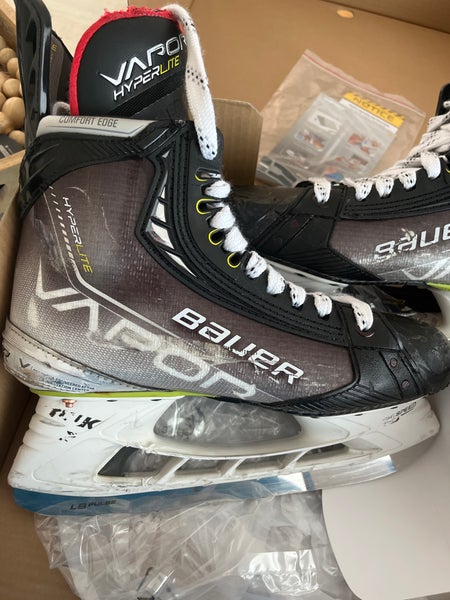 Size 7 HYPERLITE Bauer Vapor Hockey Skates Fit 2 With LS Pulse Steel HYPERLITE
