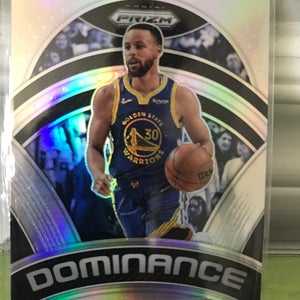 2022-23 panini prizm basketball #23 Stephen Curry Dominance hyper prizm basketball card