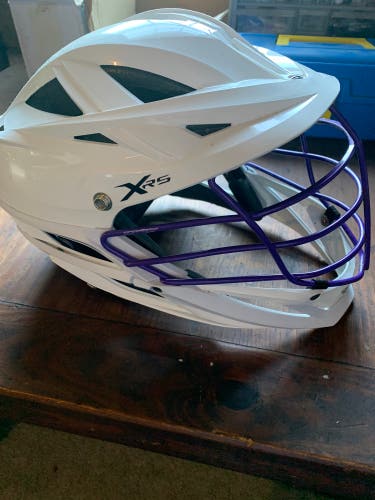 HPU game worn Lacrosse Helmet R