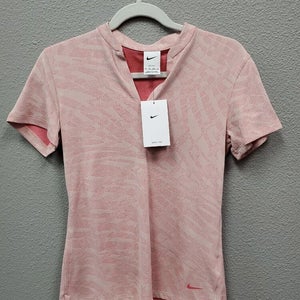 NEW NIKE DRI-FIT LADIES POLO -PINK (XS)
