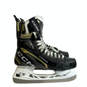 Used Ccm As-v Pro Ice Hockey Skates Size 10.5r