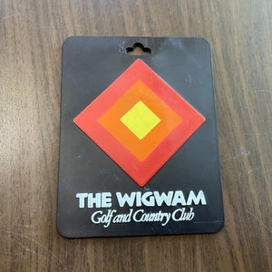 The Wigwam Golf & Country Club LITCHFIELD PARK, AZ VINTAGE Plastic Golf Bag Tag!