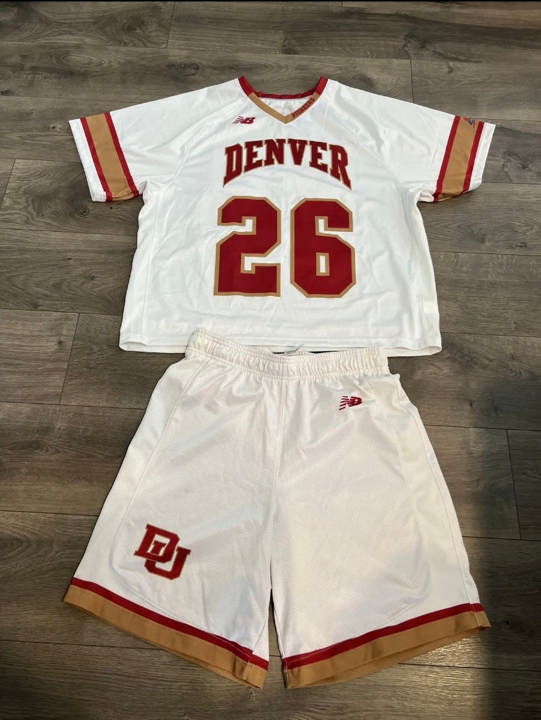 Denver Lacrosse Game Jersey & Shorts