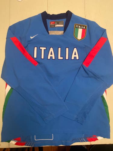 Team Italy Hockey Jersey Sz. MD