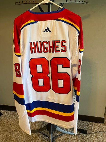 NEW*Jack Hughes Alternate NJ Devils NHL Jersey Size XL 54