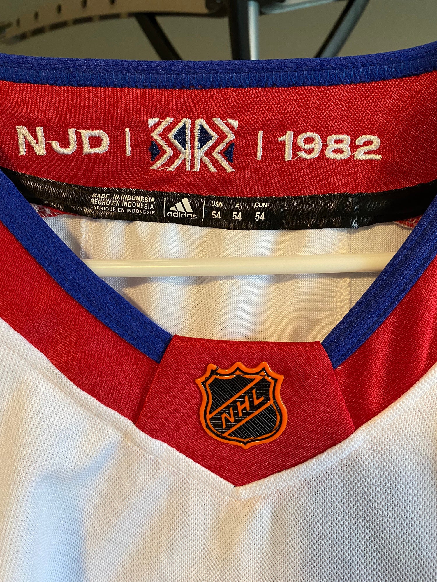 NEW*Jack Hughes Reverse Retro NJ Devils NHL Jersey Size XL 54
