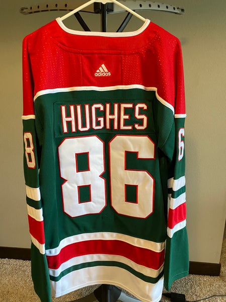 New New Jersey Devils Jack Hughes Alternate Jersey In Size 52 (L)