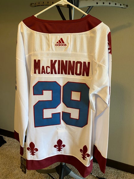 Nathan MacKinnon Signed Colorado Avalanche White Adidas Jersey - NHL  Auctions