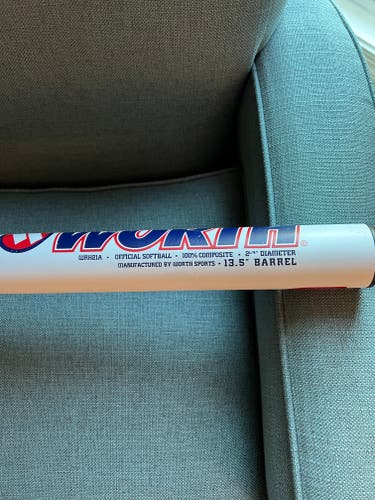 Used 2022 Worth Composite Krecher Bat (-9) 25 oz 34"