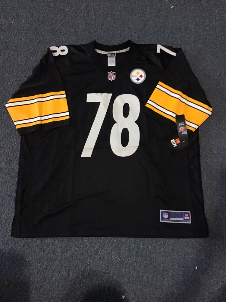 NWT Pittsburgh Steelers Mens 3XL NFL PROLINE Jersey #78 Villanueva
