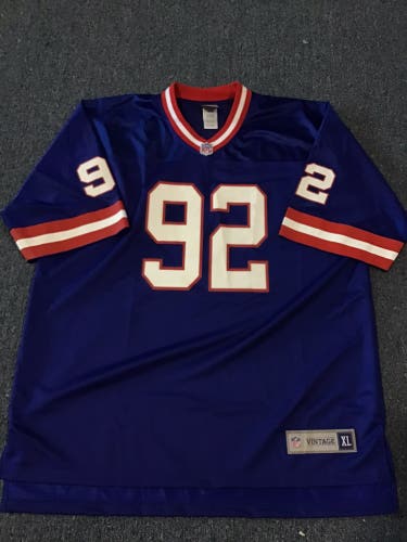 NWOT New York Giants Mens XL NFL PROLINE VINTAGE Jersey #92 Strahan