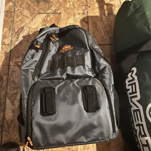 fishing tackle and fishing backpack