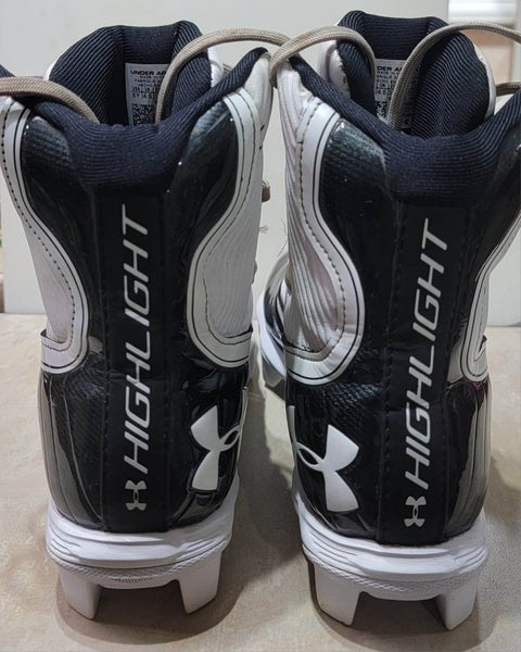 Unisex Used Molded Cleats Under Armour High Top