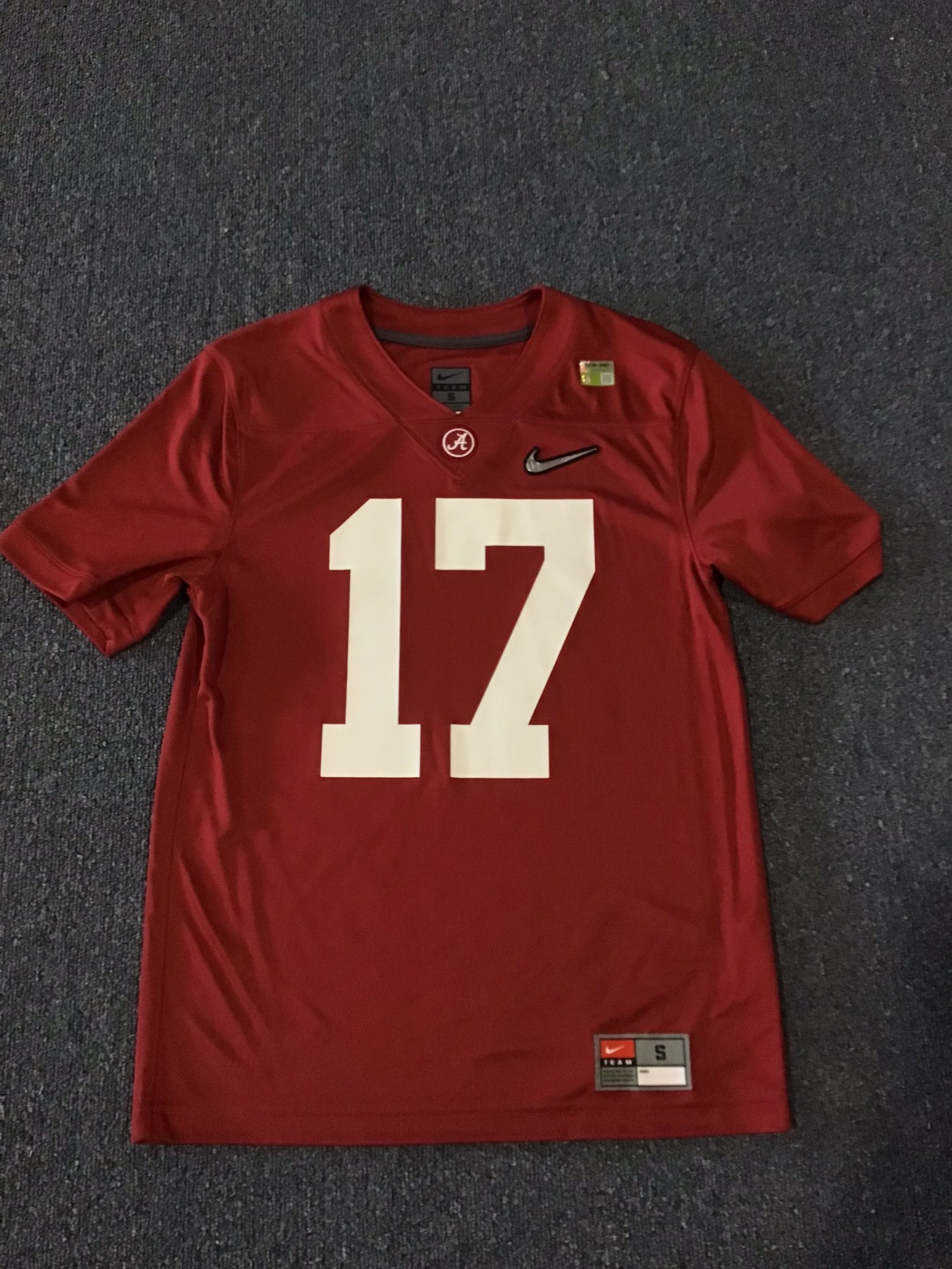 Men's Nike Julio Jones Crimson Alabama Tide Game Jersey Size: Small