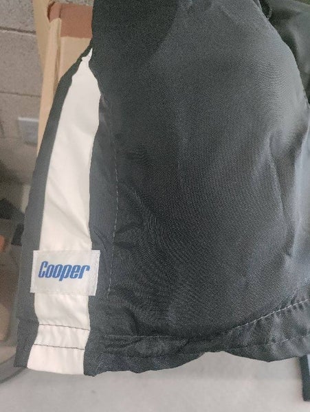 COOPER Vintage white stripe Senior New Medium Hockey Pants