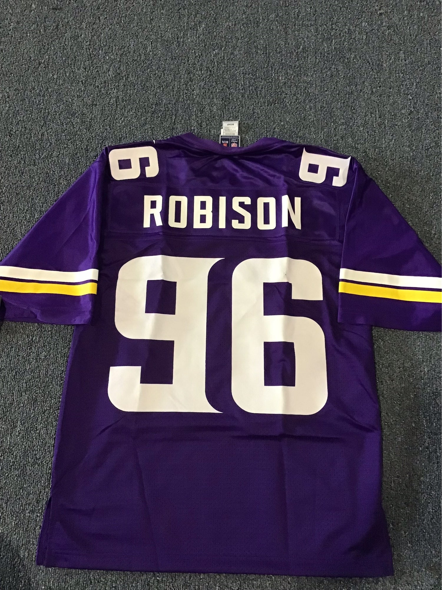 NWT Minnesota Vikings Men's Sm NFL PROLINE Jersey #96 Robison