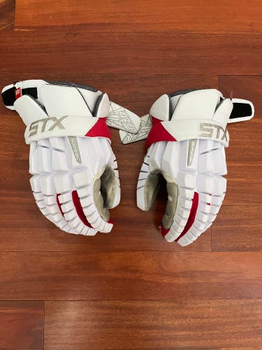 Used Player's STX 13" Rzr Lacrosse Gloves