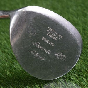 MAMMOTH NIBLICK, HICKORY SHAFT, ANTIQUE PICCADILLY LONDON ~ RARE, LEFT HANDED!