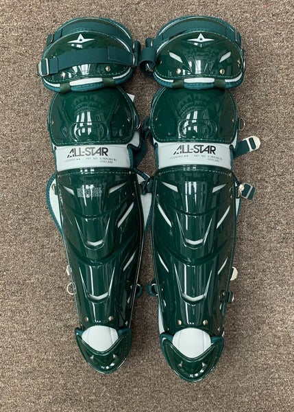 Mizuno Samurai Baseball Catchers Gear Set (Green Gold Adult)