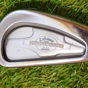 Callaway	SteelHead X-14 Irons	4 Iron	RH	37.5"	Graphite	Ladies	New Grip