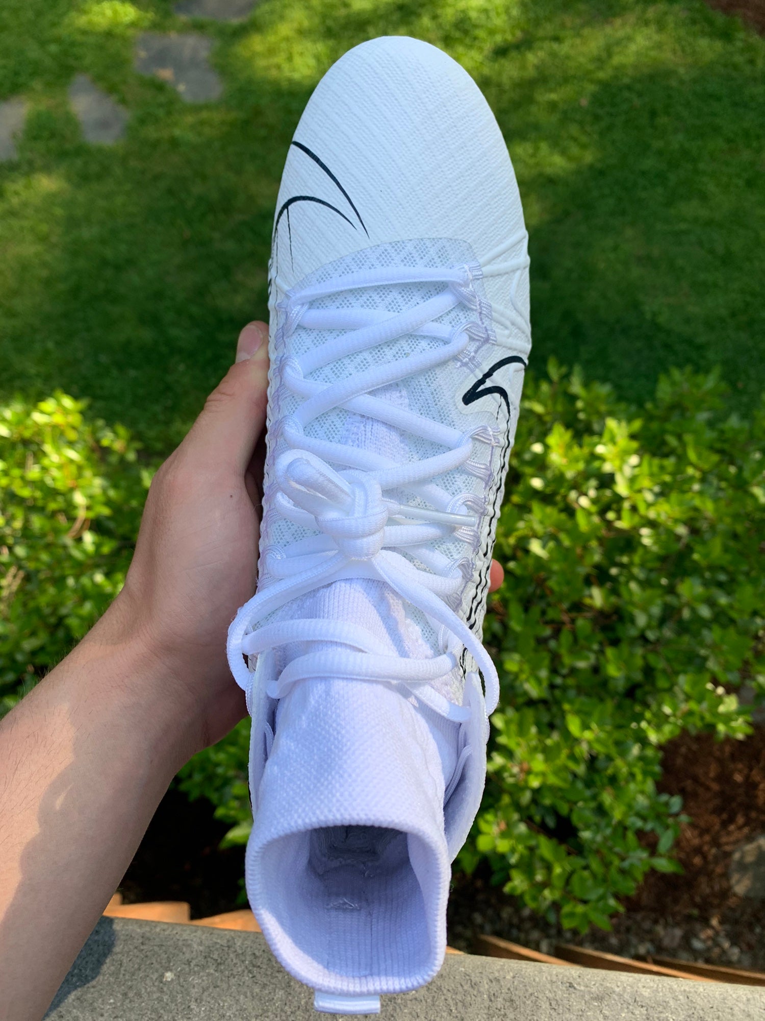 nike alpha huarache 7 elite on feet