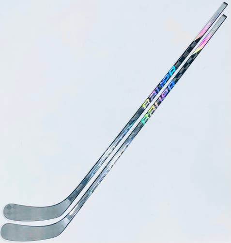 New 2 Pack Custom Silver Bauer Nexus SYNC Hockey Stick-RH-P92-77 Flex-Grip