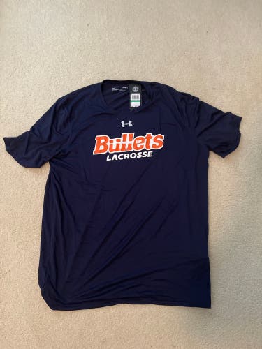 UA Gettysburg Bullets Lacrosse T shirt Navy