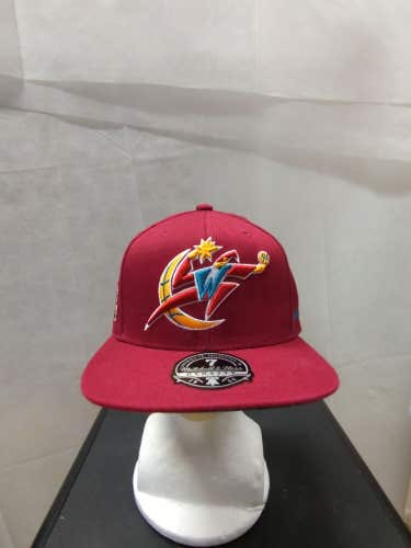 NWS Washington Wizards Mitchell & Ness Fitted Hat 7 NBA