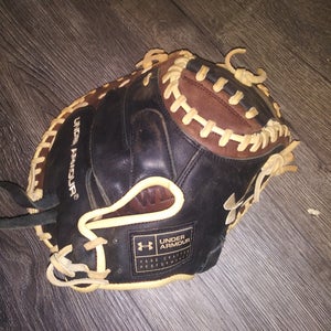 Used Under Armour Right Hand Throw Catcher's Genuine Pro Baseball Glove 31.5"