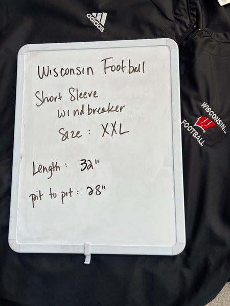 Wisconsin Badgers Football Team Issued Warm Up Jacket | SidelineSwap ...
