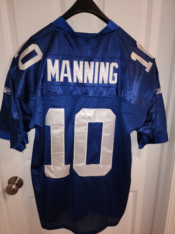 Reebok NFL Equipment Eli Manning Super Bowl XLVI Jersey