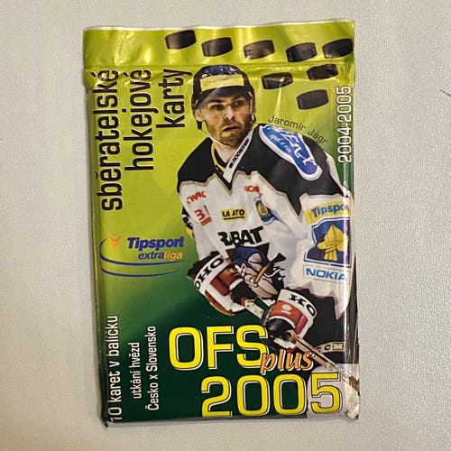 *RARE 2004-05 Czech & Slovak Hockey Card Pack - Jaromir Jagr Cover (10 Card Pack)