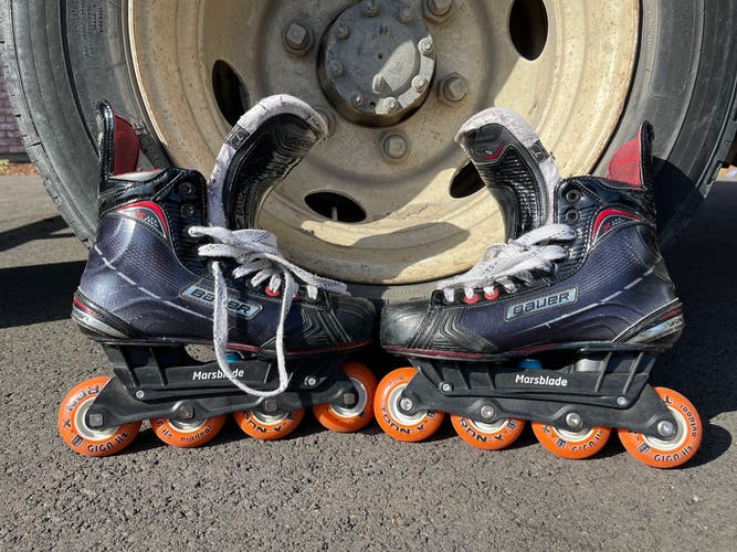 Bauer Vapor Hockey Skates with Marsblade Chassis - Size Sr 7EE
