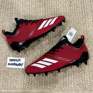 Adidas AdiZero 5-Star 7.0 Football Cleats Red Mens size 11.5 CQ0322