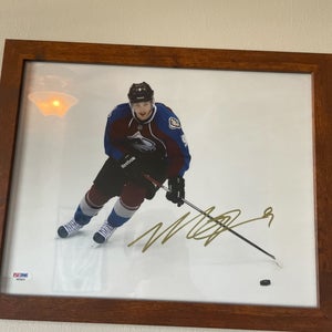 Matthew duchene 12x16 Framed autographed COA signed picture