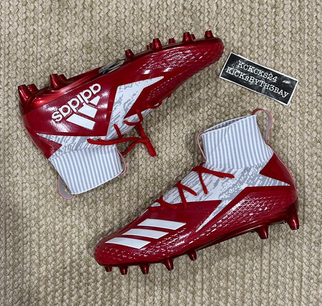 Adidas SM Freak Ultra Primeknit Football Cleats Red Mens  display picture 2