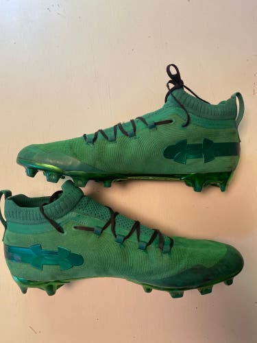 Under Armor Spotlight MC Suede Green Sz. 13