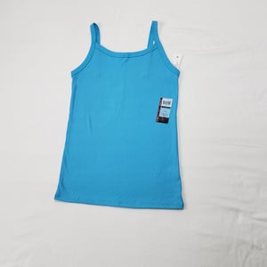 Adult Blue Cami No Boundaries Ribbed Stretch Tank Top Undershirt Size S 3-5 NWT
