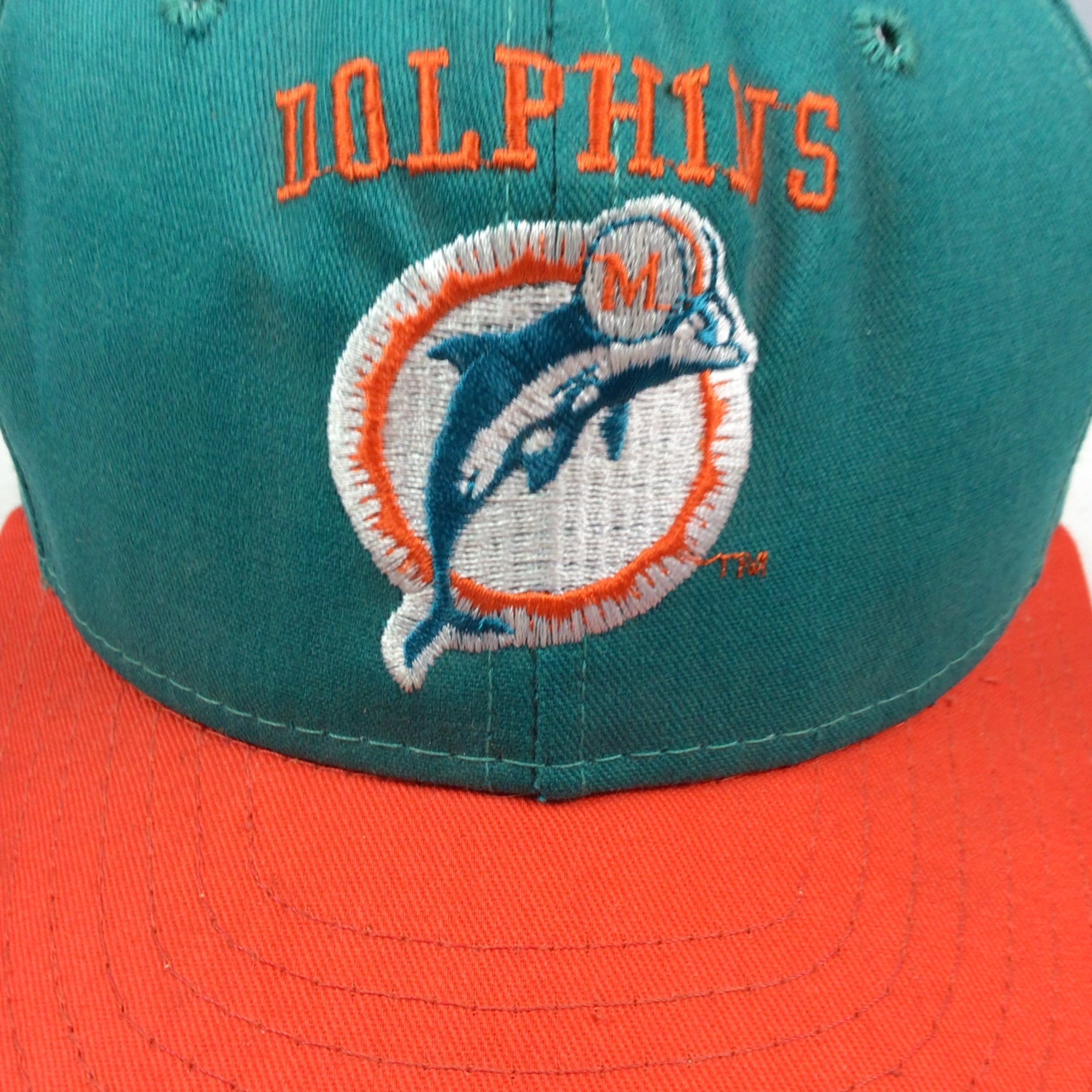 Vintage 90s Miami dolphins pro line NFL snapback hat. Stitched graphic. One  size fits most.