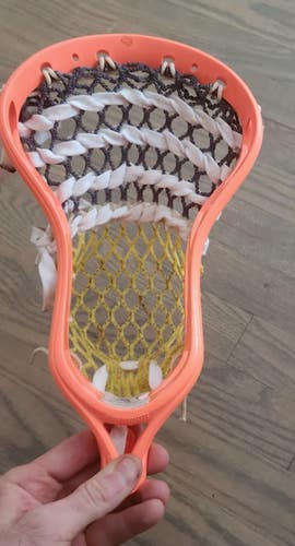 Warrior Vice X lacrosse head with marc mesh