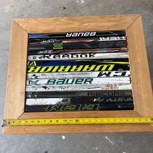 Hockey stick end table