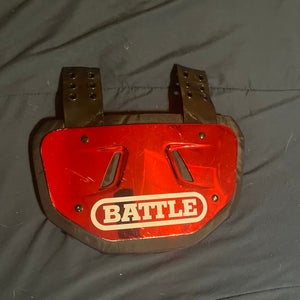 Adult Red Chrome Battle Backplace