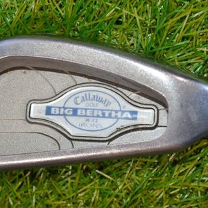 Callaway	Big Bertha X-12 Irons	4 Iron	RH	38.5"	Graphite	Regular	New Grip