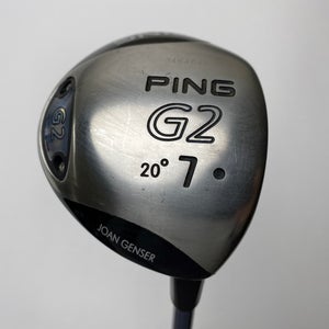 Ping G2 7 Fairway Wood 20* TFC100 Ladies Graphite Womens RH