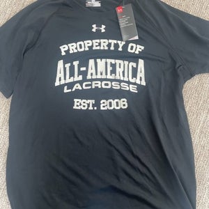 Under Armour All America lacrosse team shooter shirt L large NEW