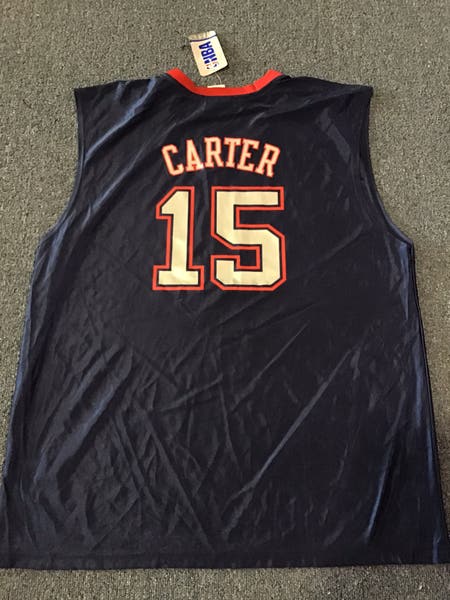 NBA Nets ユニフォーム Carter 15 Official NJ Nets NBA Vince Carter