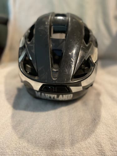 University of Maryland Game Worn Used Goalie Cascade S Helmet
