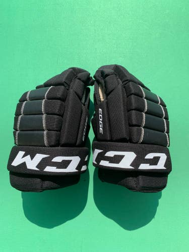 Used CCM Edge Hockey Gloves (12")